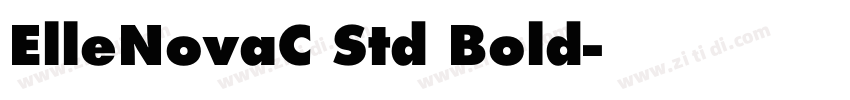 ElleNovaC Std Bold字体转换 ElleNovaC Std Bold字体转换